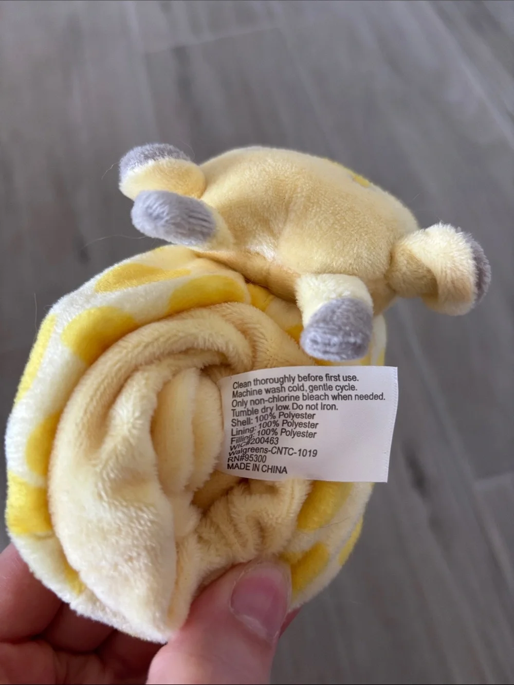 Baby Plush Animal Slippers - Pink Panda & Yellow Giraffe Set